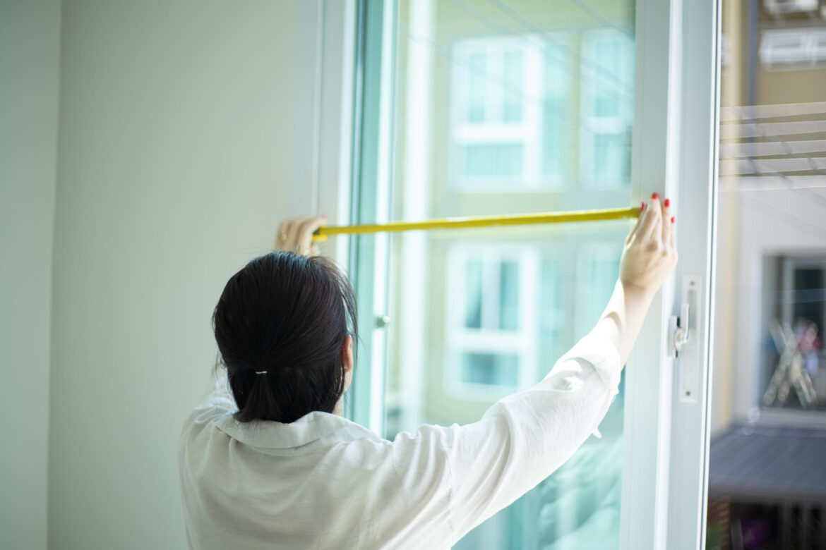 Függönyök és ablak mérése